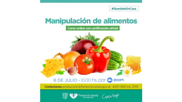 Reinician los cursos de manipulación de alimentos